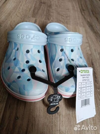 Детские сабо Crocs,С11, С12 новые, оригинал 29-30