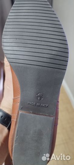 Сапоги женские натуральная кожа 40