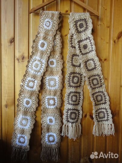 Осенние шарфы ручной вязки Handmade