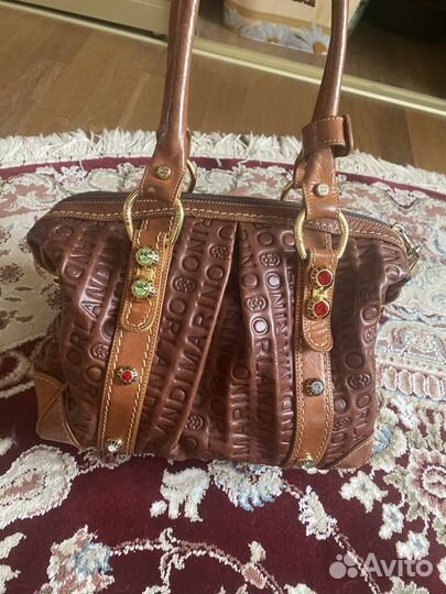 Кожаная сумка оригинал Marino Orlandi