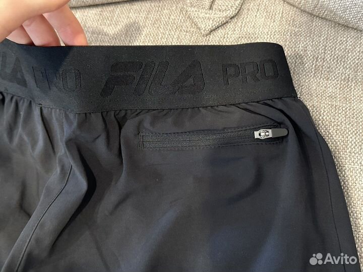 Спортивные шорты fila pro с внутренними тайтсами