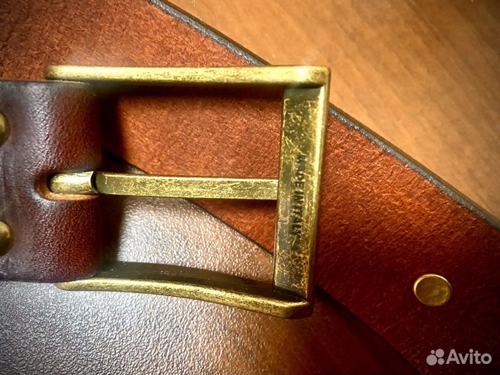 Ремень мужской ручной работы