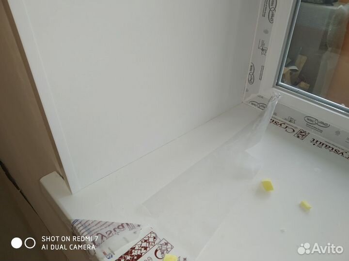 Установка откосов подоконников на окна