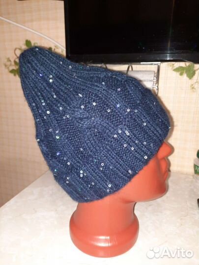 Шапка женская вязанная