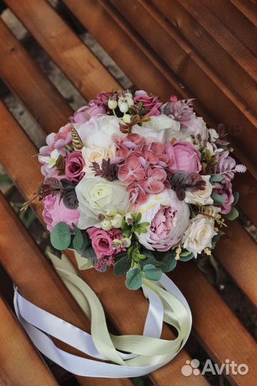 Букет из искусственных цветов, дублер, свадебный