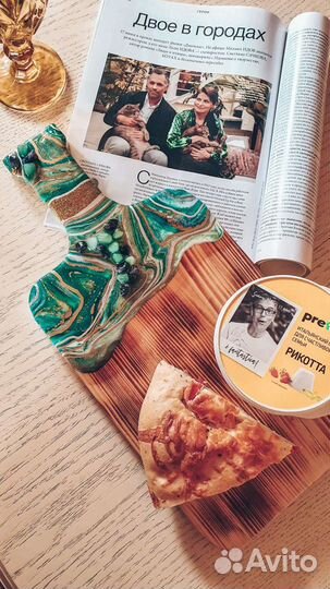 Доска для сервировки, поднос, ручная работа