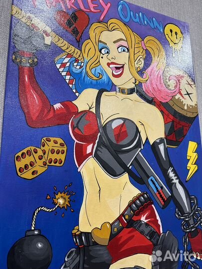 Картина ручной работы акрил