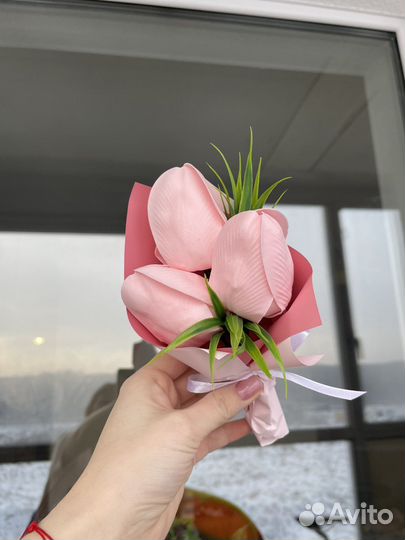 Букет комплимент из мыла