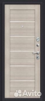 Входная дверь с наружной накладкой из мдф