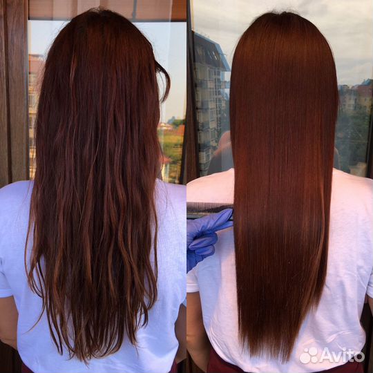 Кератиновое выпрямление и ботокс для волос