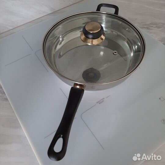 Посуда для приготовления кастрюля 2шт и сковорода