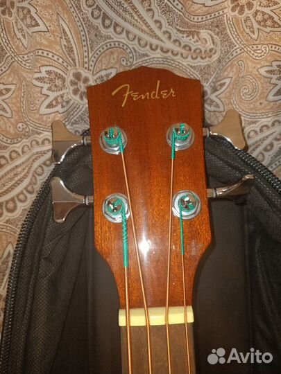 Акустическая бас гитара fender CB-60SCE bass