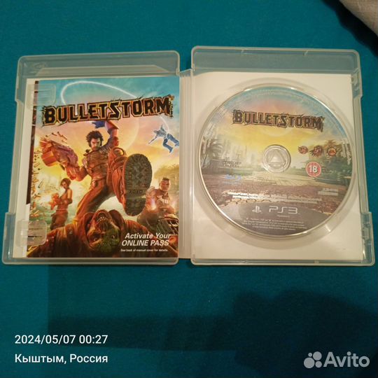 Игра для приставки ps3 Bulletstorm