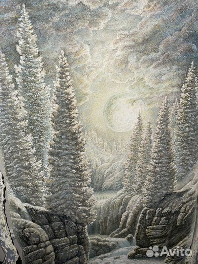 Картина Зимний лес