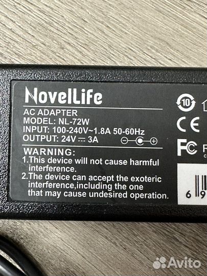 Блок питания 24v 3А