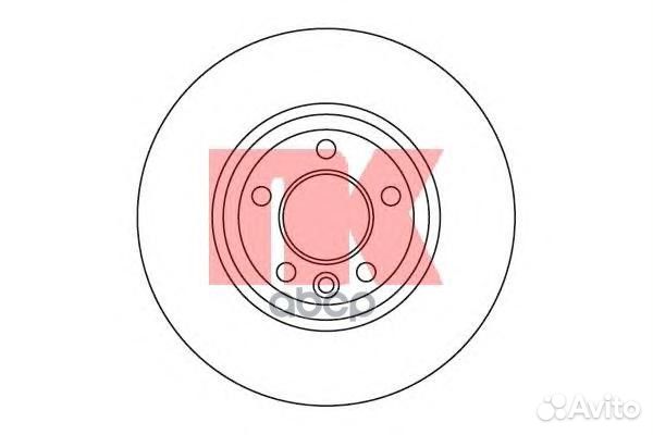 Диск тормозной VW multivan/transporter V 1.9-3