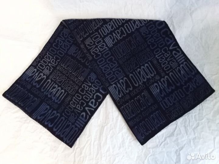 Шарф шерсть Roberto Cavalli Италия 27*162