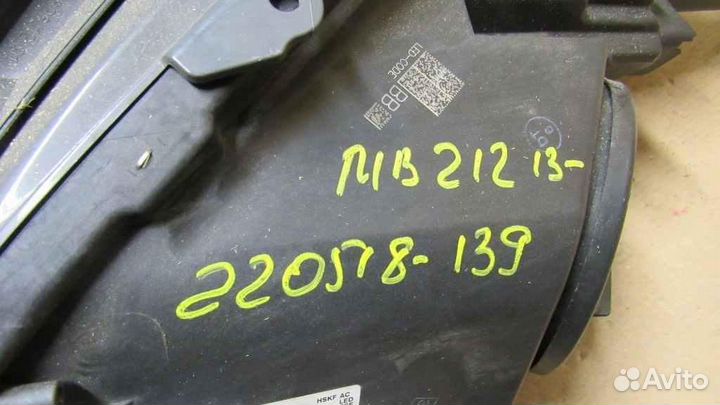 Фара правая, Mercedes E-Класс W212/S212/C207/A207 2015