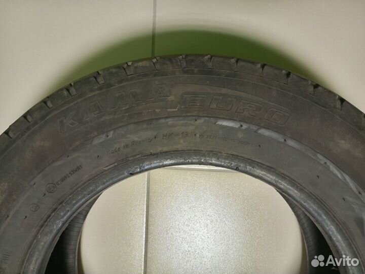 Шины бу летние Кама Euro 195/75 r16