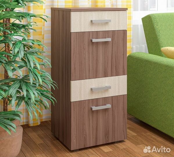 Тумба для офисов и гостиниц 2 ящика+2-1 двери