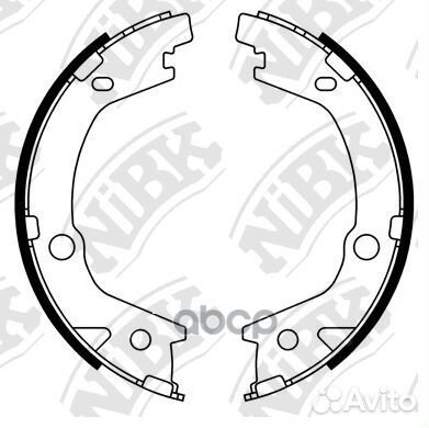 Колодки стояночного тормоза HY sonata 2.0 2006