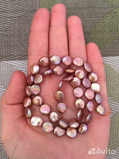 Жемчуг натуральный бусины