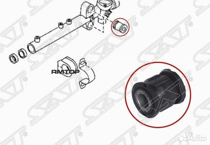 SAT ST-NC10-32-123B Сайлентблок рулевой рейки mazd