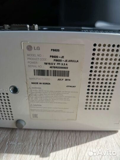 Lg pb 62 g led проектор