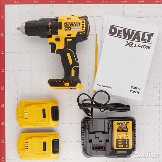 Шуруповерт dewalt dcd777d2t-qw