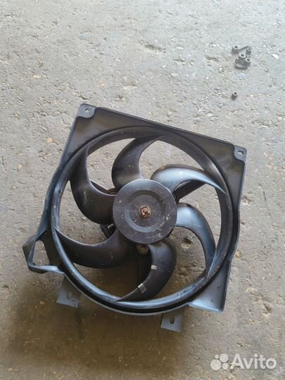 Вентилятор радиатора калина