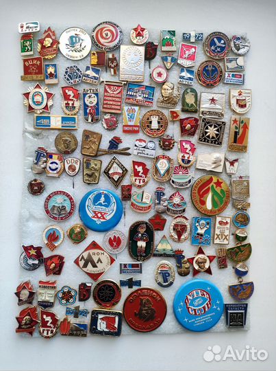 Значки СССР пионерия, юные