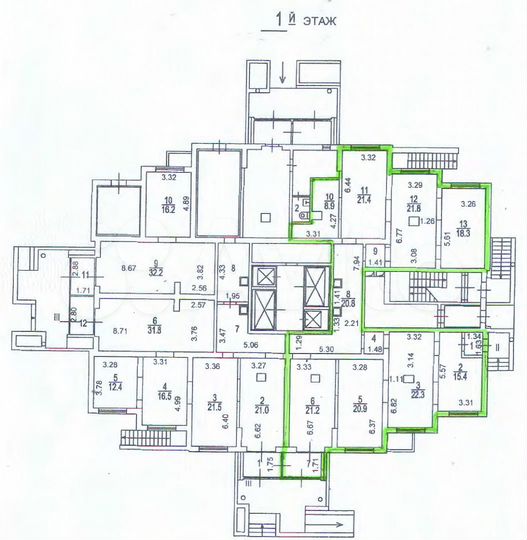 Помещение свободного назначения, 182.7 м², 1 этаж