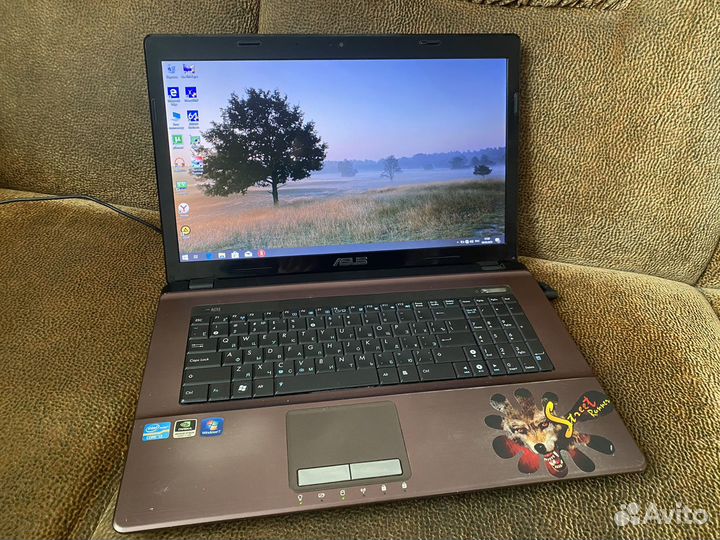 Ноутбук asus К73S i3/gt540m
