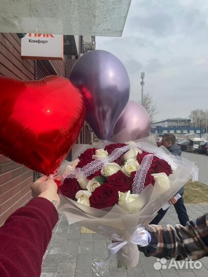 Букет роз и