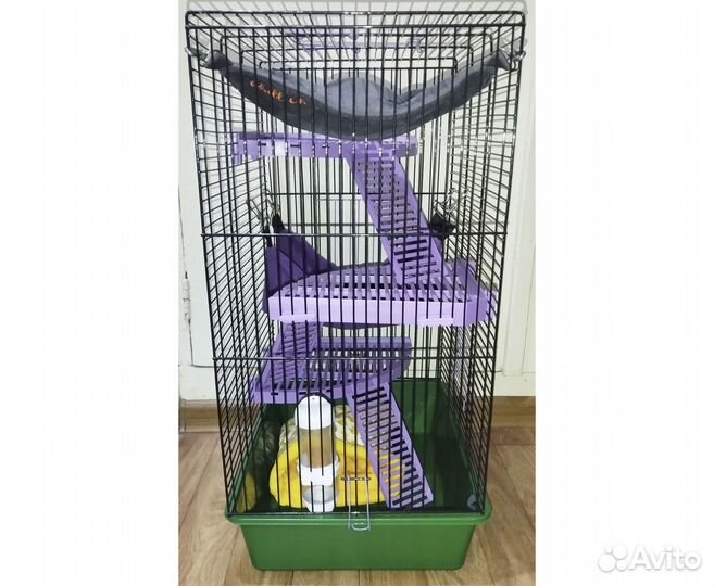 Клетка для крыс и хомяков 40*28*58 см