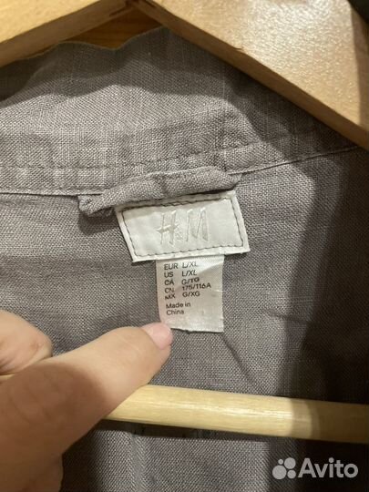 Халат кимоно из льна H&M