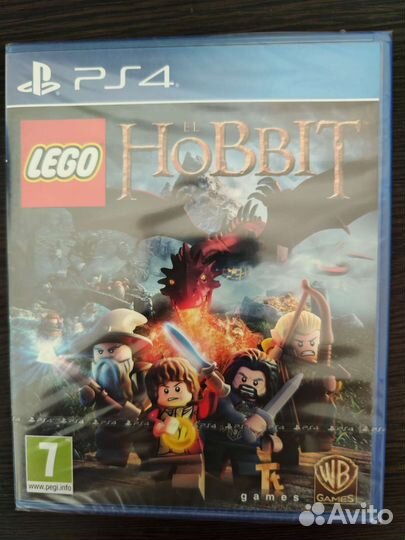 Игра lego Hobbit для PS4 на русском, новая