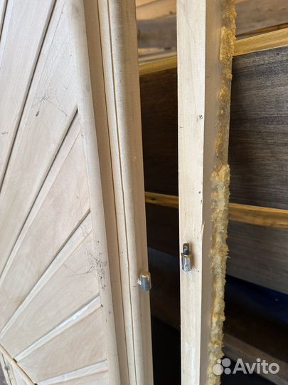 Дверь банная деревянная