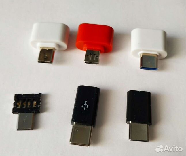 Переходник iPhone Микро USB to USB Микро tupe C
