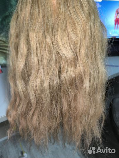 Манекен, натуральные волосы