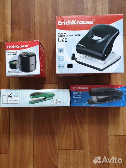 Калькулятор Степлер Дырокол Самонаборный штамп