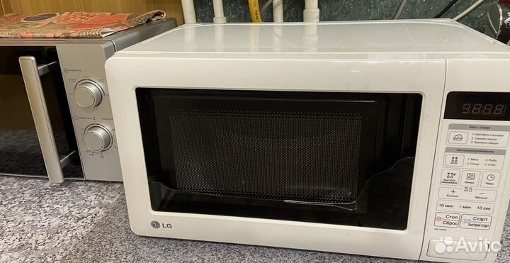 Работающая Микроволновая печь lg