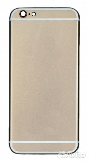 Задняя крышка для iPhone 6 (4.7) золотая