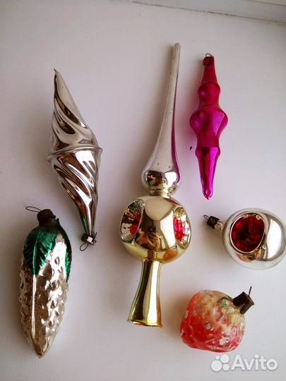 Игрушки СССР ёлочные советские