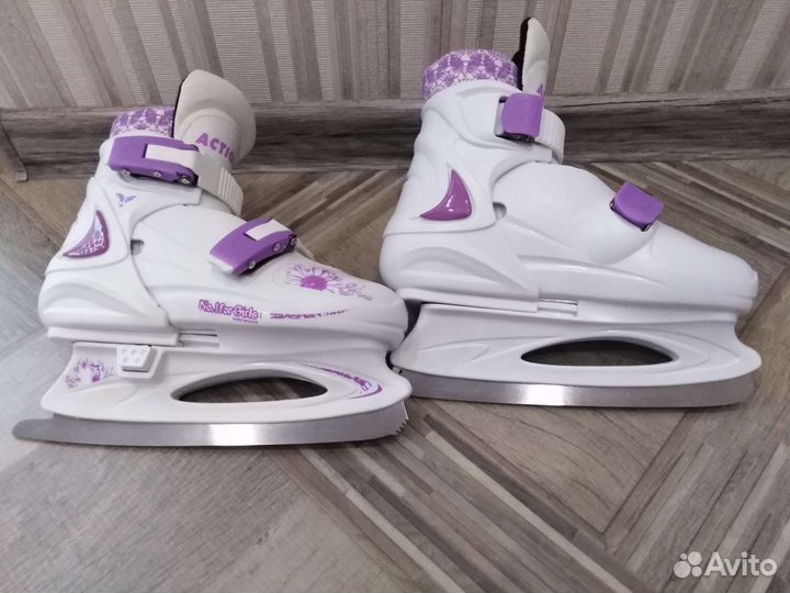 Коньки детские раздвижные, р. 29-32