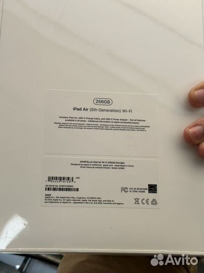 Apple iPad air 5 2022 256gb black