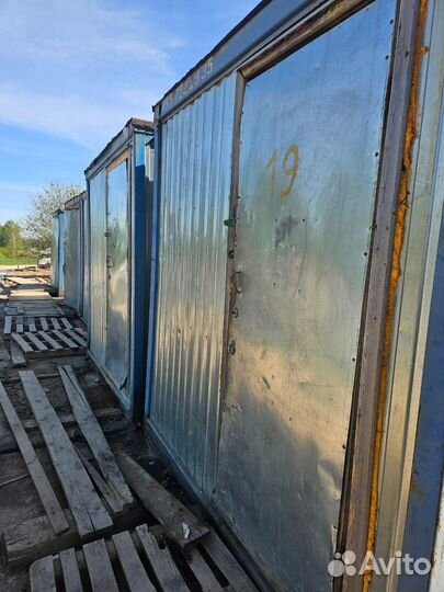 Вагончик бытовка бу металлическая (6х2,4)