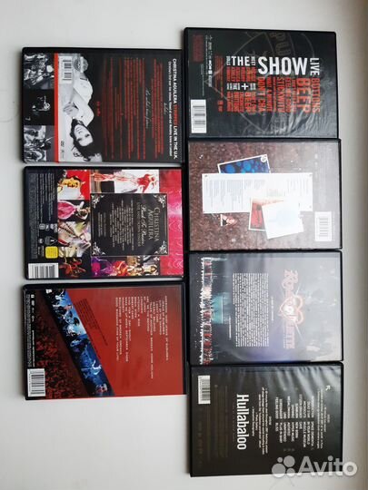 DVD, концертные видео, музыкальные видео