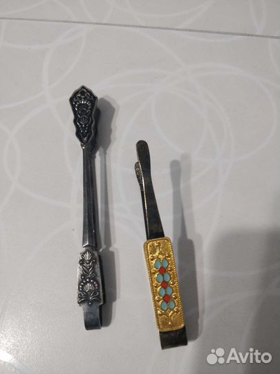 Столовая посуда мельхиор щипцы