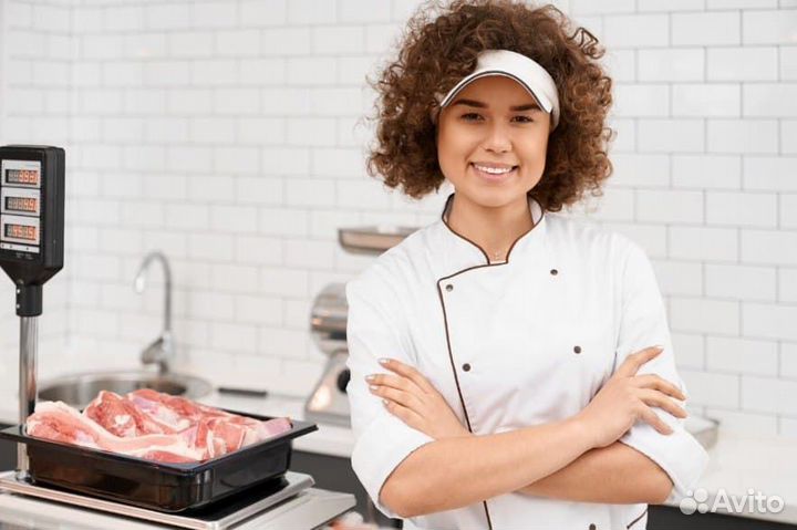 Продавец в продуктовый магазин прилавочного типа